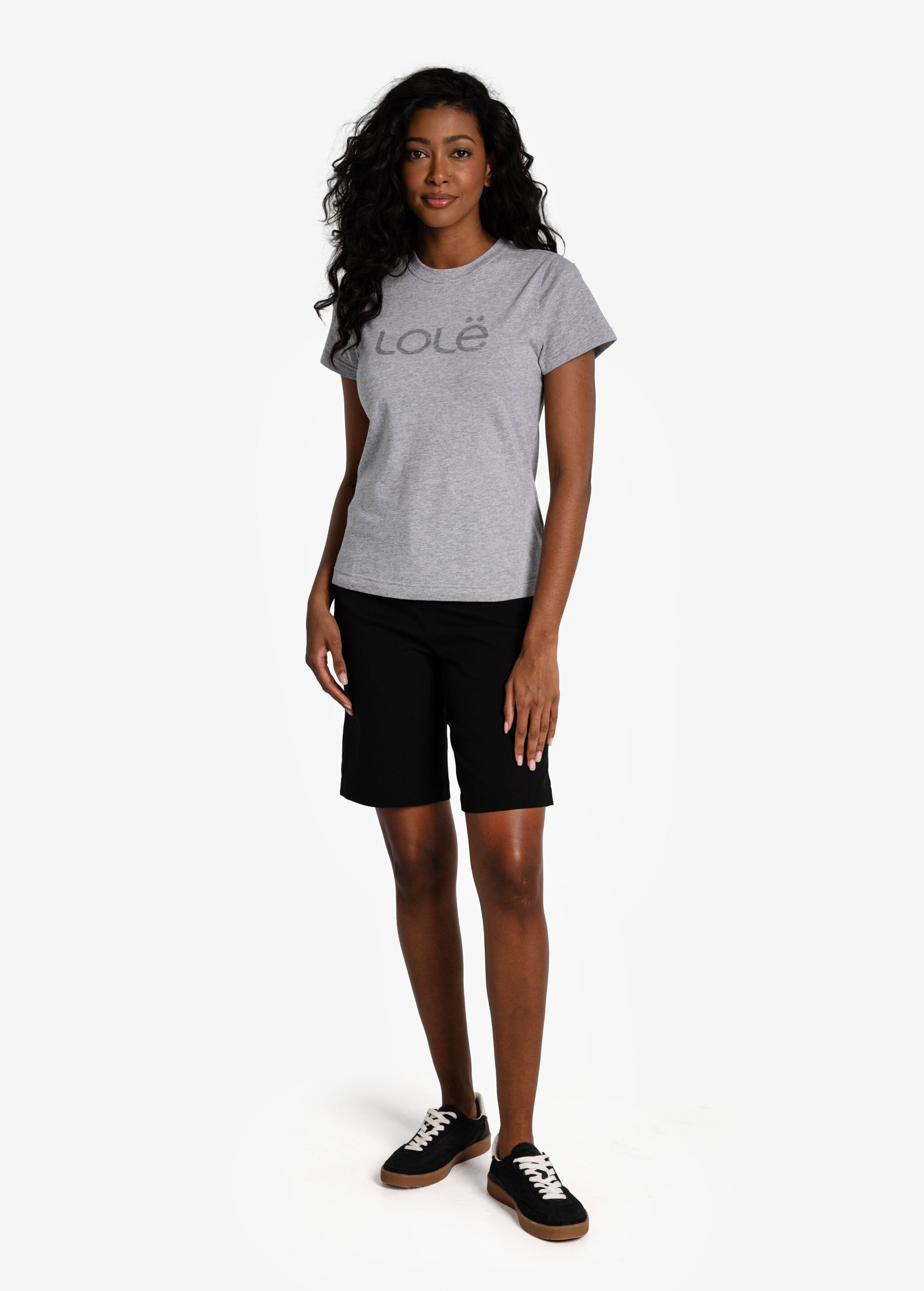 Lolë Miles Bermuda Shorts in black — your favourite anytime, any-plan pants—now in short form