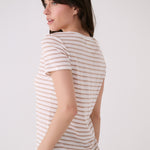 Lolë Dynamic V-neck in white — this V-neck tee proves that everyday essentials can still feel special