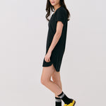 Lolë Olivie V Neck Dress in black