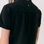 Lolë Olivie V Neck Dress in black
