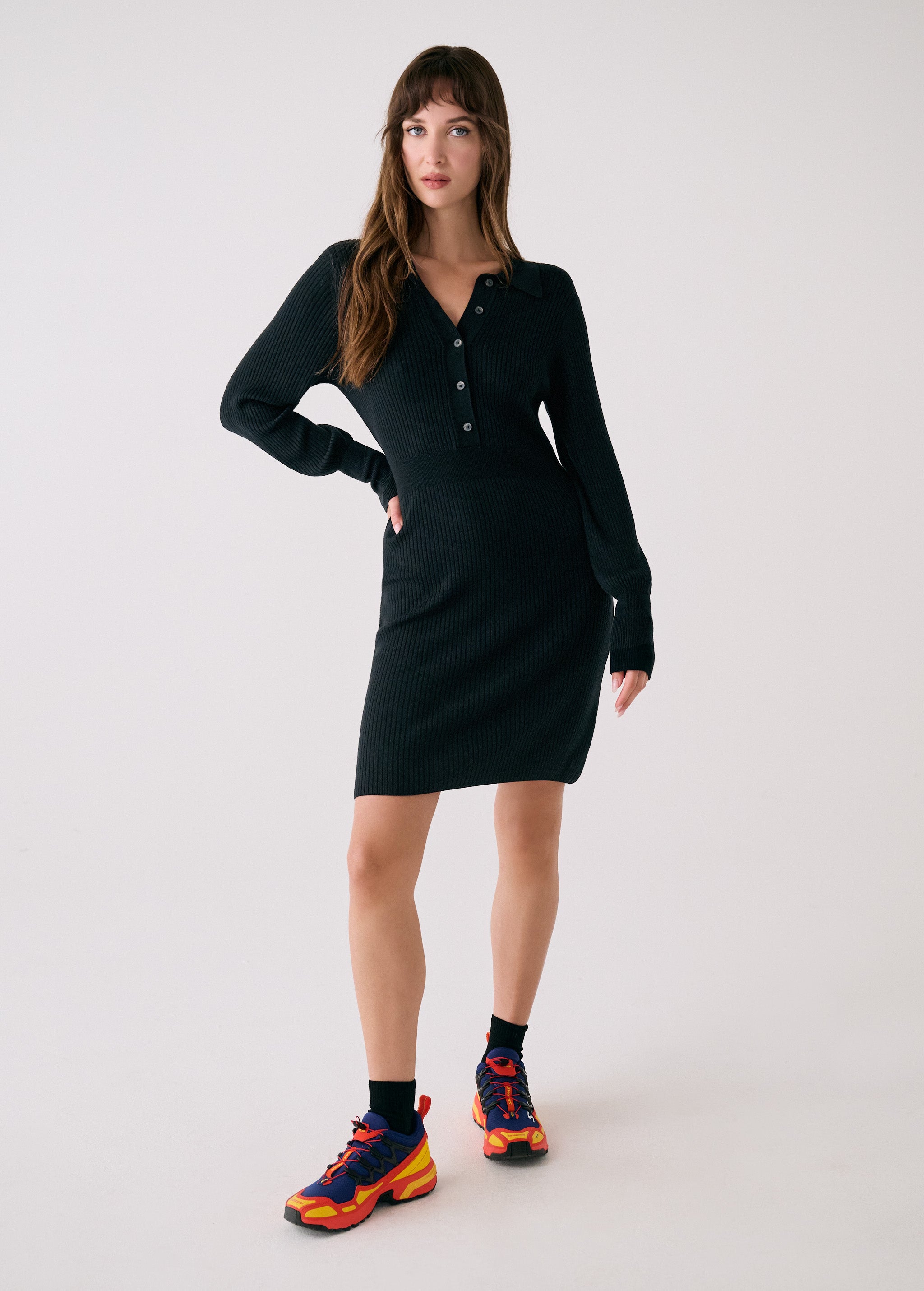 Lolë Cleo Dress in black