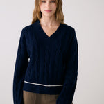 Lolë Camila V-Neck in navy