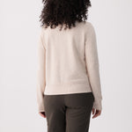 Lolë Icone Crew Neck Pullover in cream