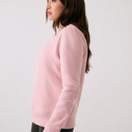 Lolë Icone Crew Neck Pullover in Ballerina blush pink