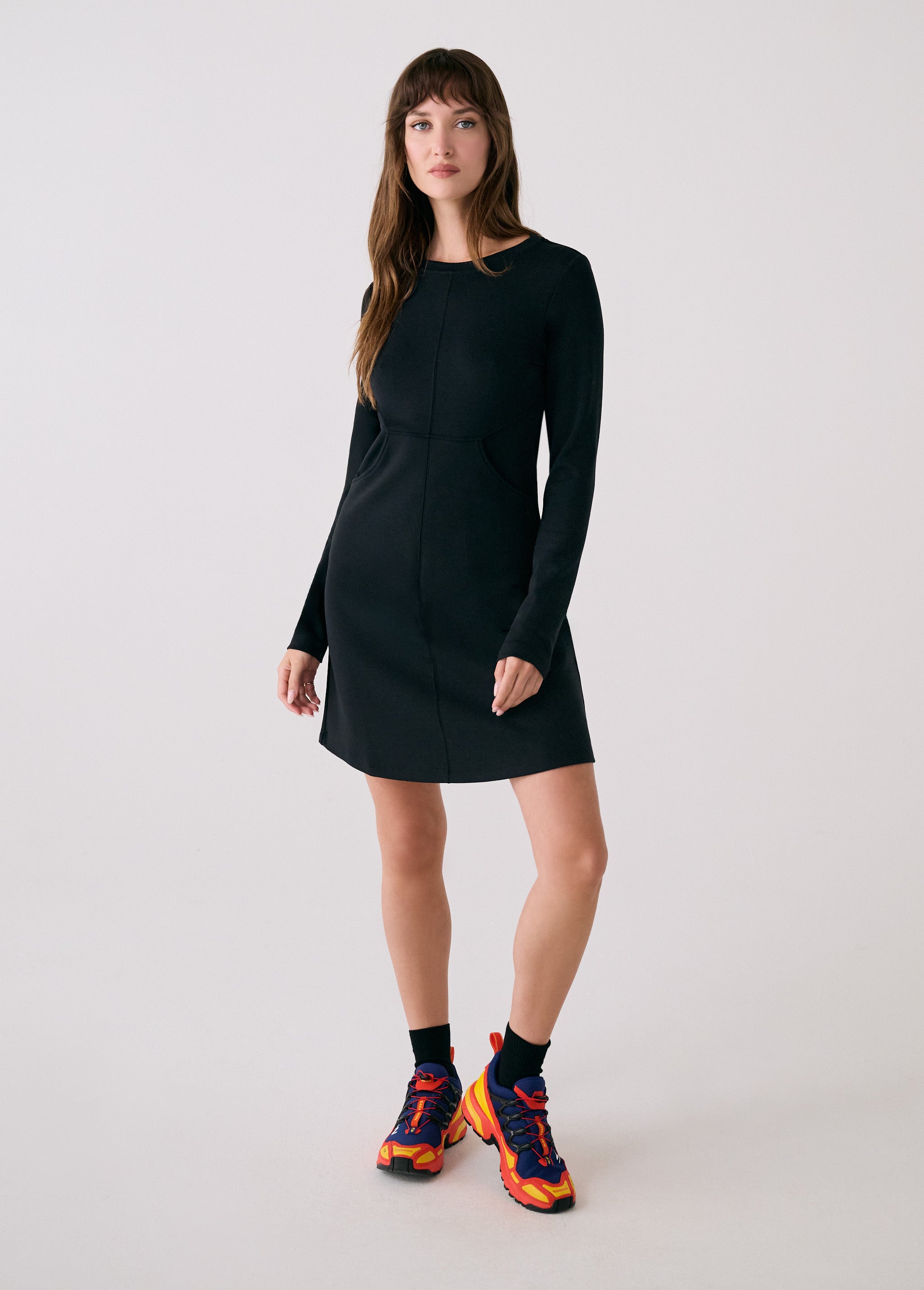 Lolë Flow Dress in black