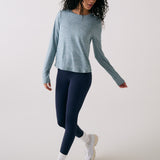 Lolë Vital Long Sleeves in dusty teal
