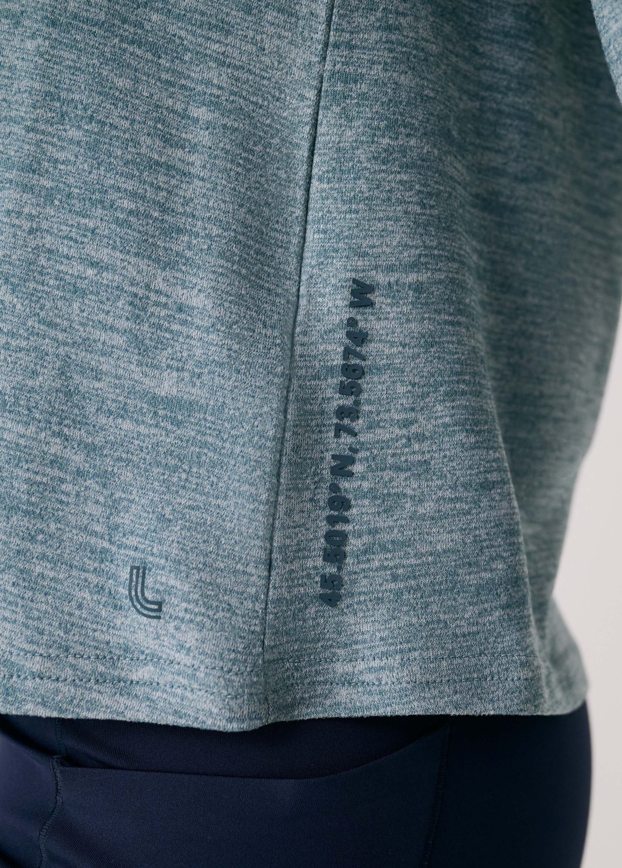 Lolë Vital Long Sleeves in dusty teal