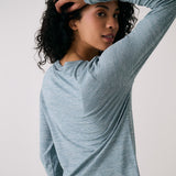 Lolë Vital Long Sleeves in dusty teal