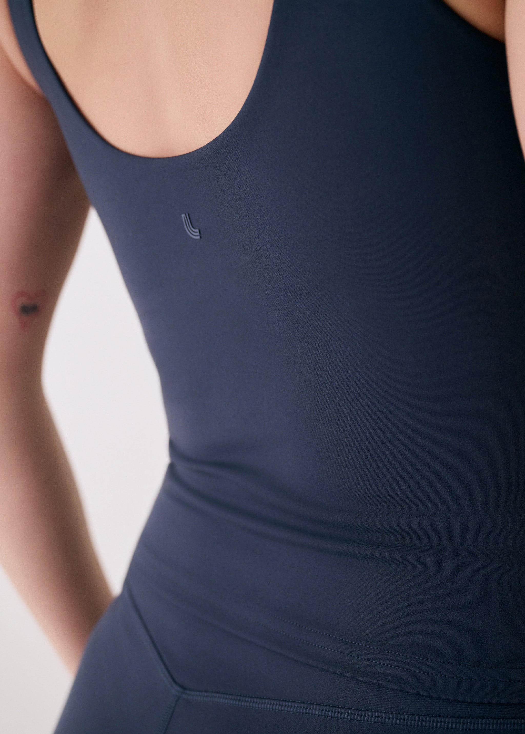 Lolë Serene Support Tank Top in Outerspace navy