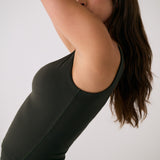 Lolë Serene Support Tank Top in olive