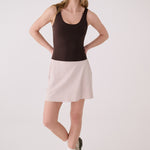 Lolë Serene Support Tank Top in Java dark brown