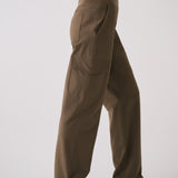 Lolë Olivie Tech Trousers in Mocha olive brown