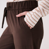 Lolë Olivie Light Jogger in Java dark brown — the Olivie Jogger is your go-anywhere take on comfort