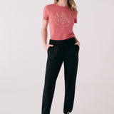 Lolë Olivie Light Jogger in black — the Olivie Jogger is your go-anywhere take on comfort