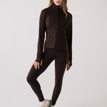 Lolë Step Up Jacket in Java dark brown