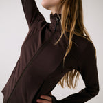 Lolë Step Up Jacket in Java dark brown