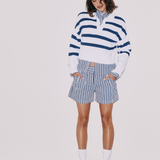 Lolë Cruise Shorts in navy stripe