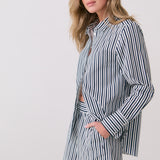 Lolë Cruise Shorts in navy stripe