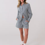 Lolë Cruise Shorts in navy stripe