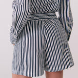 Lolë Cruise Shorts in navy stripe