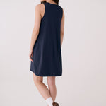 Lolë Olivie Swing Dress in Outerspace navy