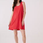 Lolë Olivie Swing Dress in Poppy red