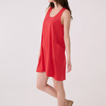 Lolë Olivie Swing Dress in Poppy red