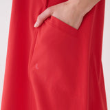 Lolë Olivie Swing Dress in Poppy red