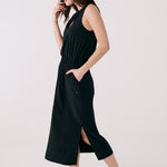 Lolë Olivie Midi Dress in black