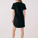 Lolë Olivie V Neck Dress in black