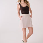 Lolë Olivie Skort in Abalone pale greige