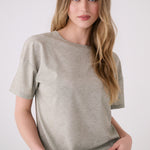 Lolë Olivie Short Sleeve in sage green print