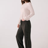 Lolë Sofia Cargo Pant in olive