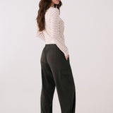 Lolë Sofia Cargo Pant in olive
