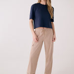 Lolë Sofia Cargo Pant in Sandshell beige