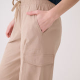 Lolë Sofia Cargo Pant in Sandshell beige