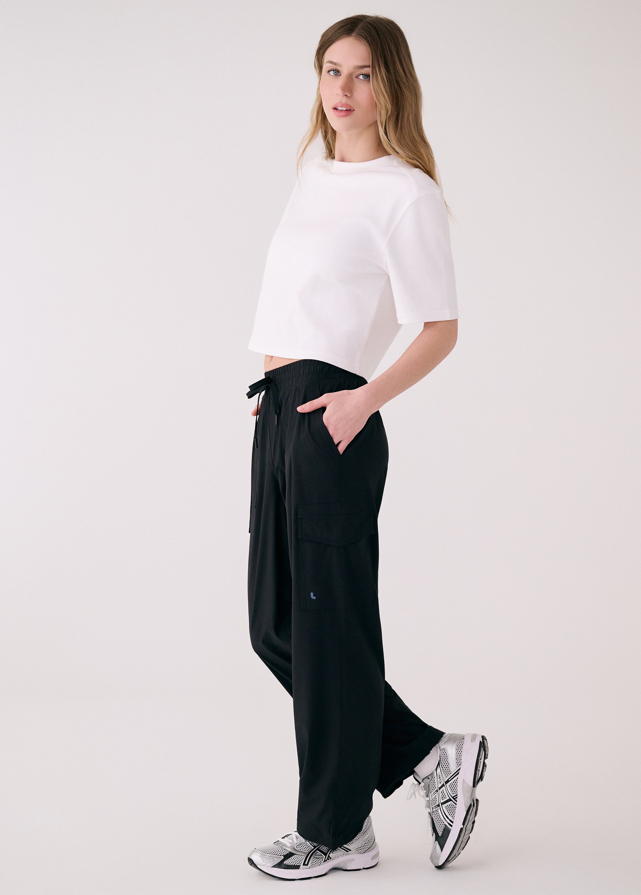 Lolë Sofia Cargo Pant in black