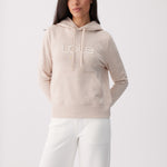 Lolë Icone Pullover Hoodie in cream