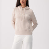 Lolë Icone Pullover Hoodie in cream