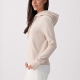 Lolë Icone Pullover Hoodie in cream