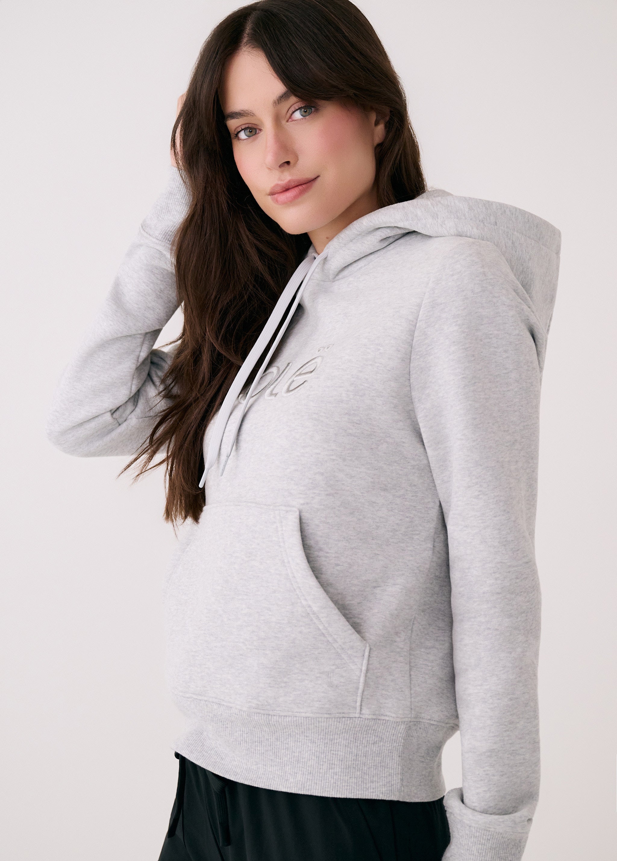 Lolë Icone Pullover Hoodie in grey
