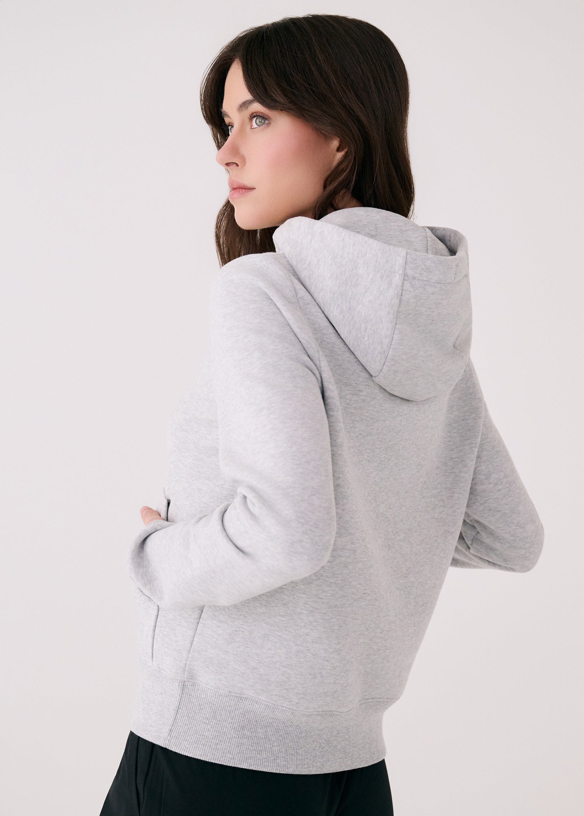 Lolë Icone Pullover Hoodie in grey