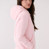Lolë Icone Pullover Hoodie in Sorbetta light pink