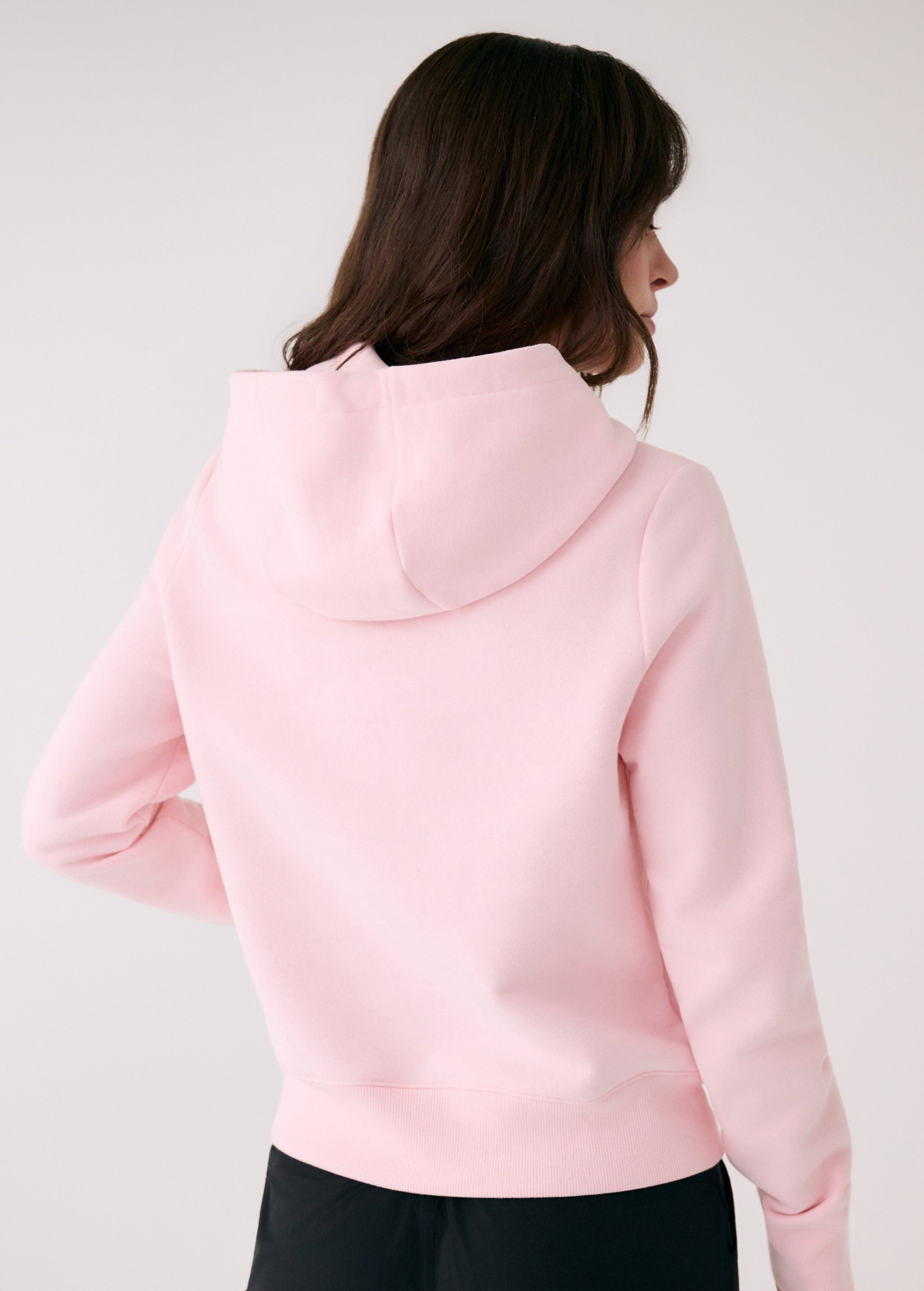 Lolë Icone Pullover Hoodie in Sorbetta light pink