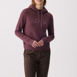 Lolë Icone Pullover Hoodie in Mulberry plum