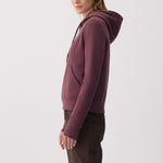 Lolë Icone Pullover Hoodie in Mulberry plum