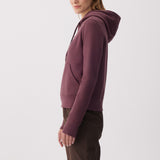 Lolë Icone Pullover Hoodie in Mulberry plum