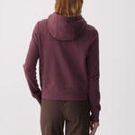 Lolë Icone Pullover Hoodie in Mulberry plum