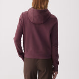 Lolë Icone Pullover Hoodie in Mulberry plum