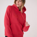 Lolë Icone Pullover Hoodie in Poppy red